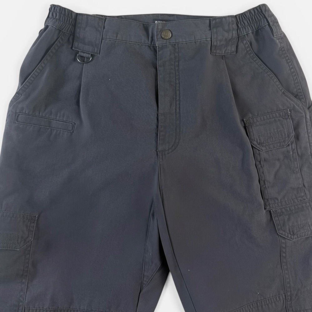 5.11 Tactical Series Cargo Double‎ Knee Pants Mens 32x30 Black Ripstop Work